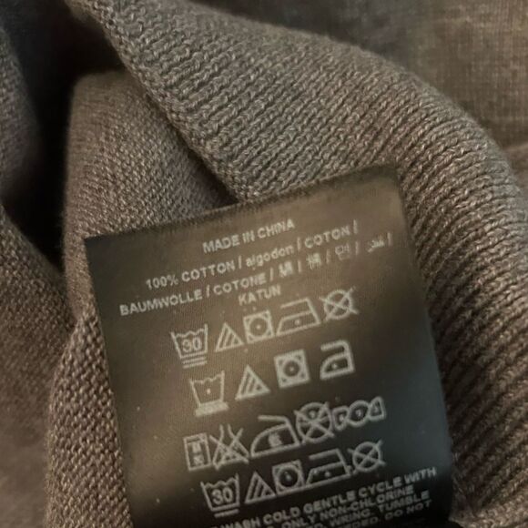 Guess Gray Long Sleeve Turtleneck Shirt - Picture 6 of 7